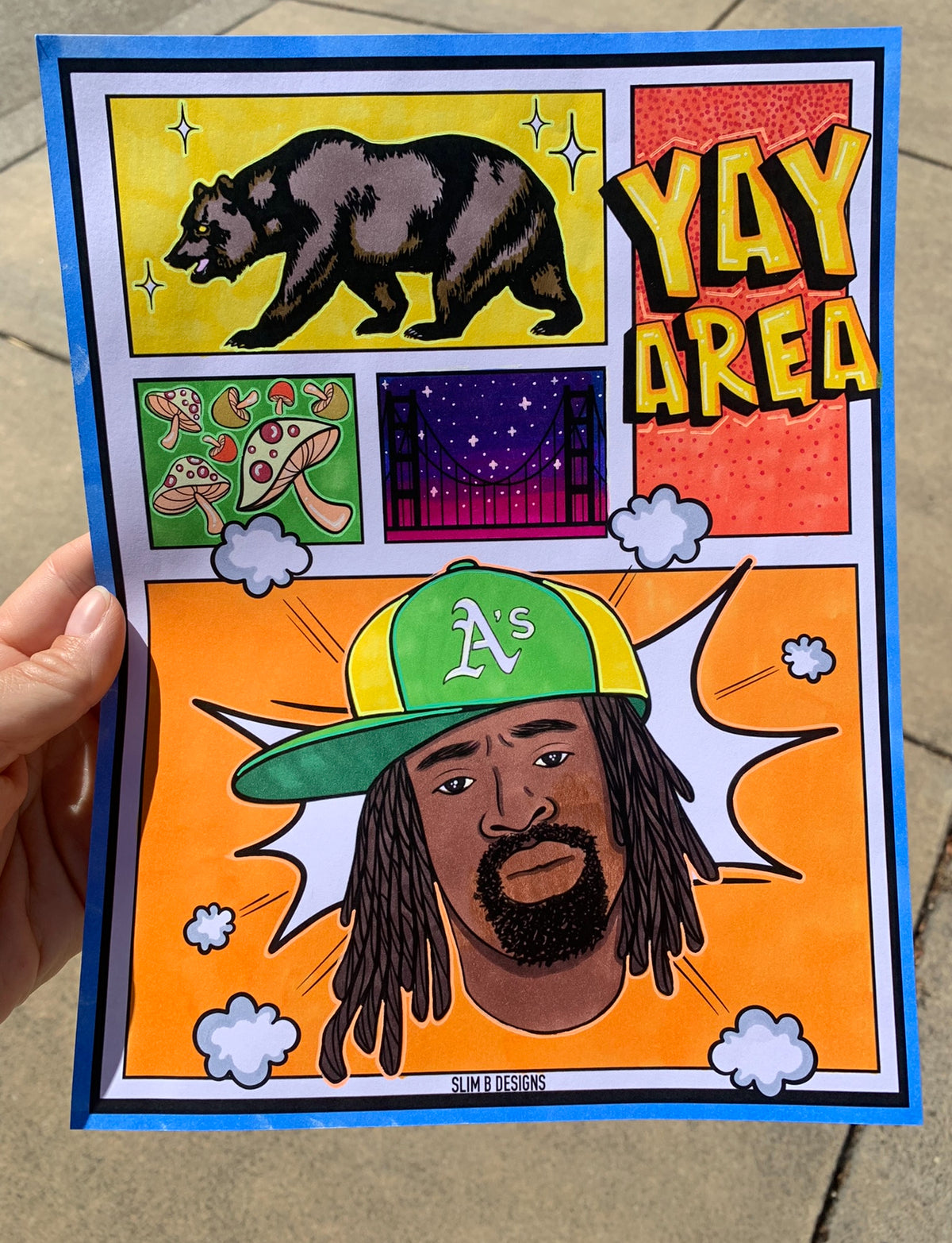 Mac Dre Yay Area Printable Coloring Page