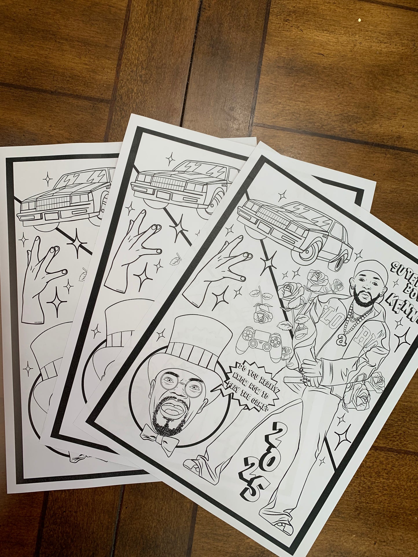 Super Bowl Kenny Printable Coloring Page