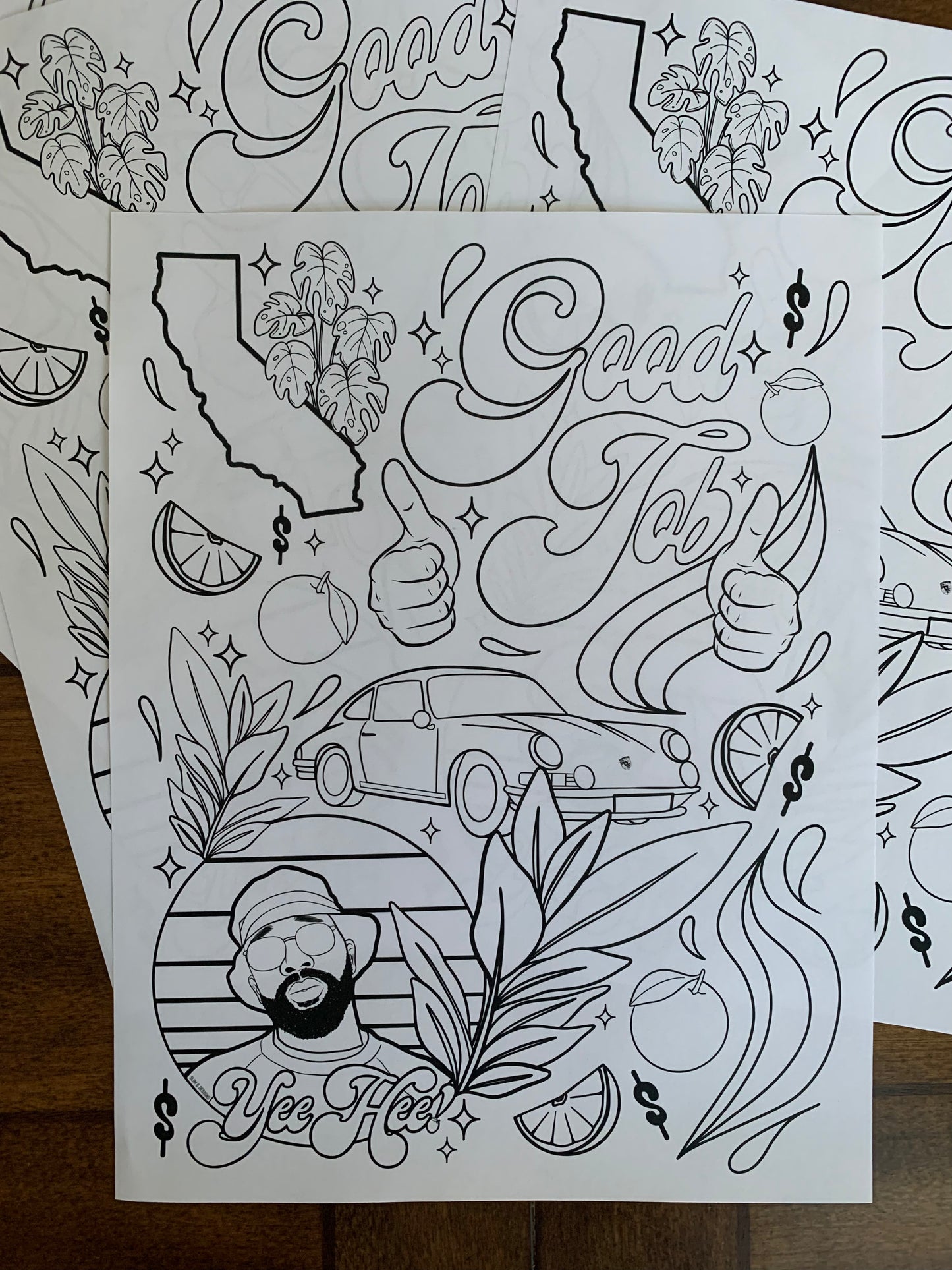Larry June Printable Coloring Page