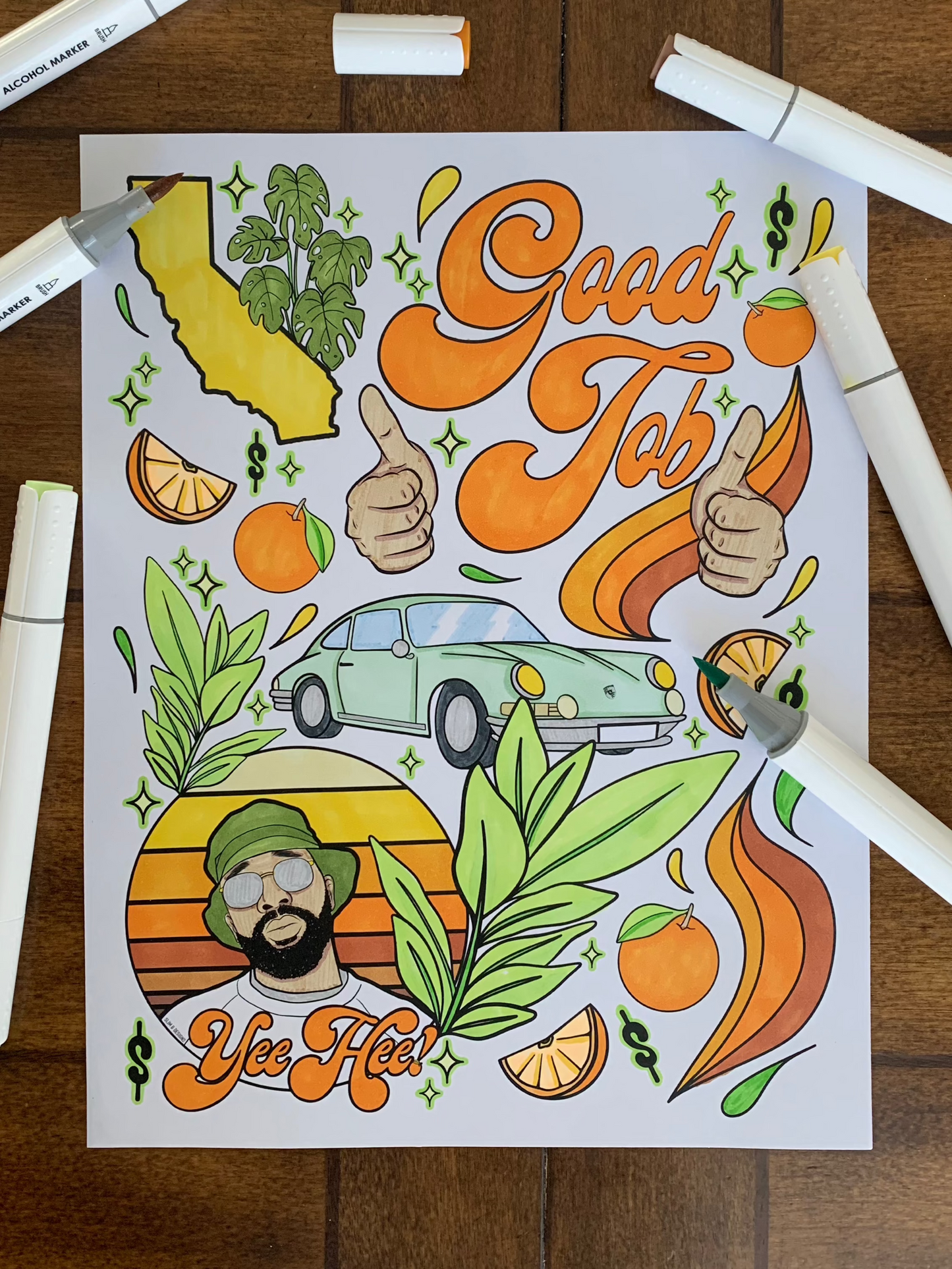 Larry June Printable Coloring Page