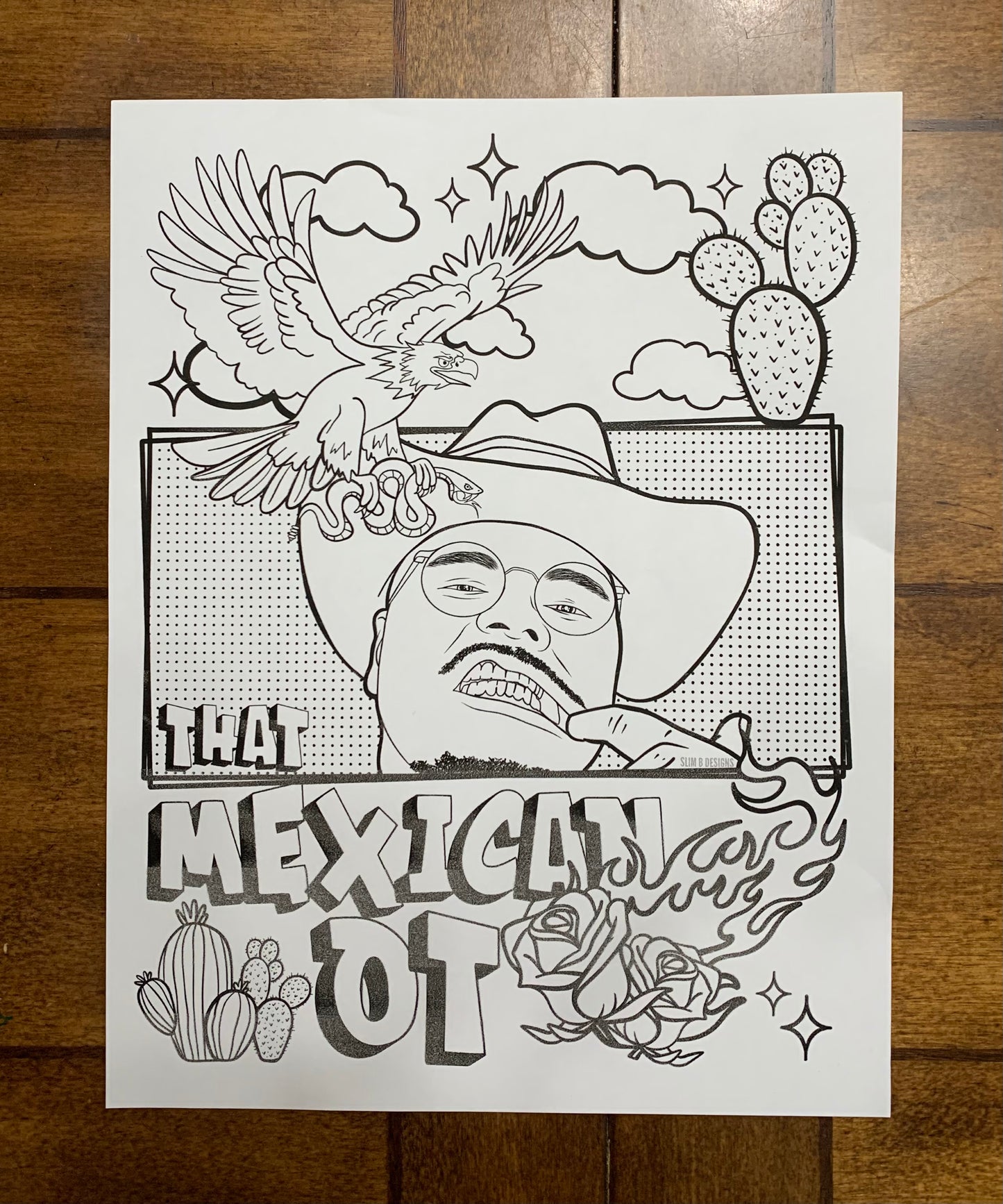That Mexican OT Printable Coloring Page
