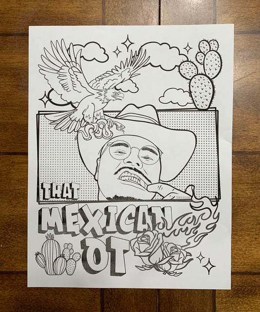 That Mexican OT Printable Coloring Page